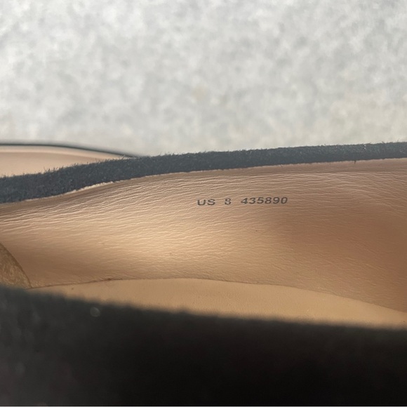 COS Black Suede Block Heels Size 39 - Picture 9 of 10